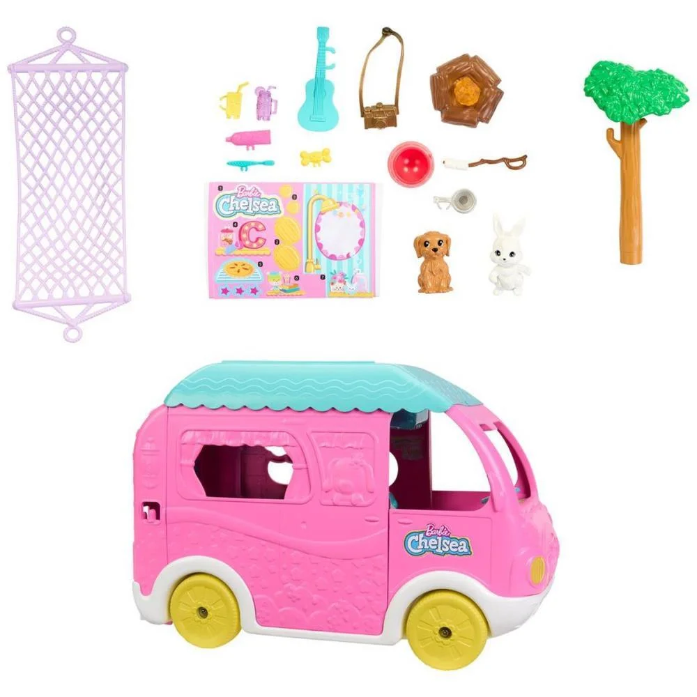 Barbie Family Chelsea Trailer De Camping Mattel - imagem 10