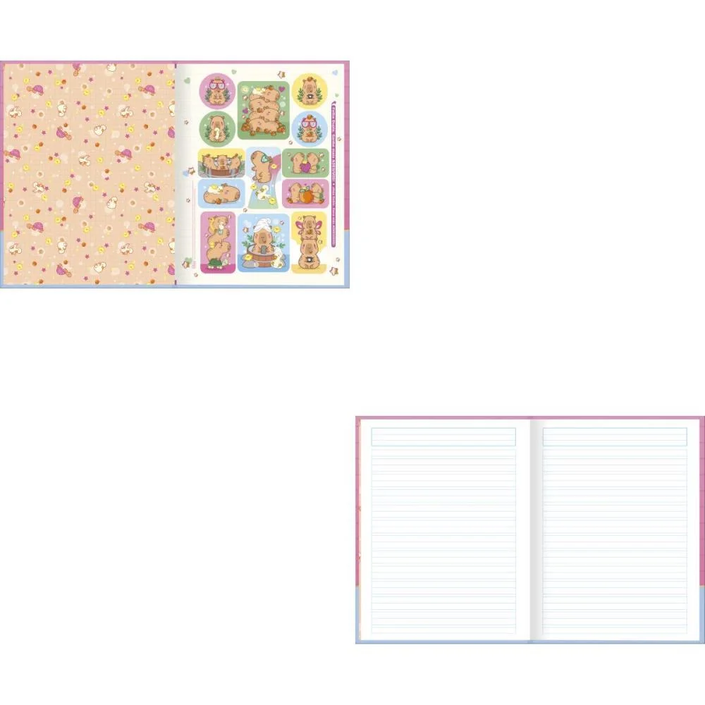 Caderno Caligrafia Capa Dura Capyclub 40Fls Brochura Vert. Tilibra (Pct.c/05) - imagem 3