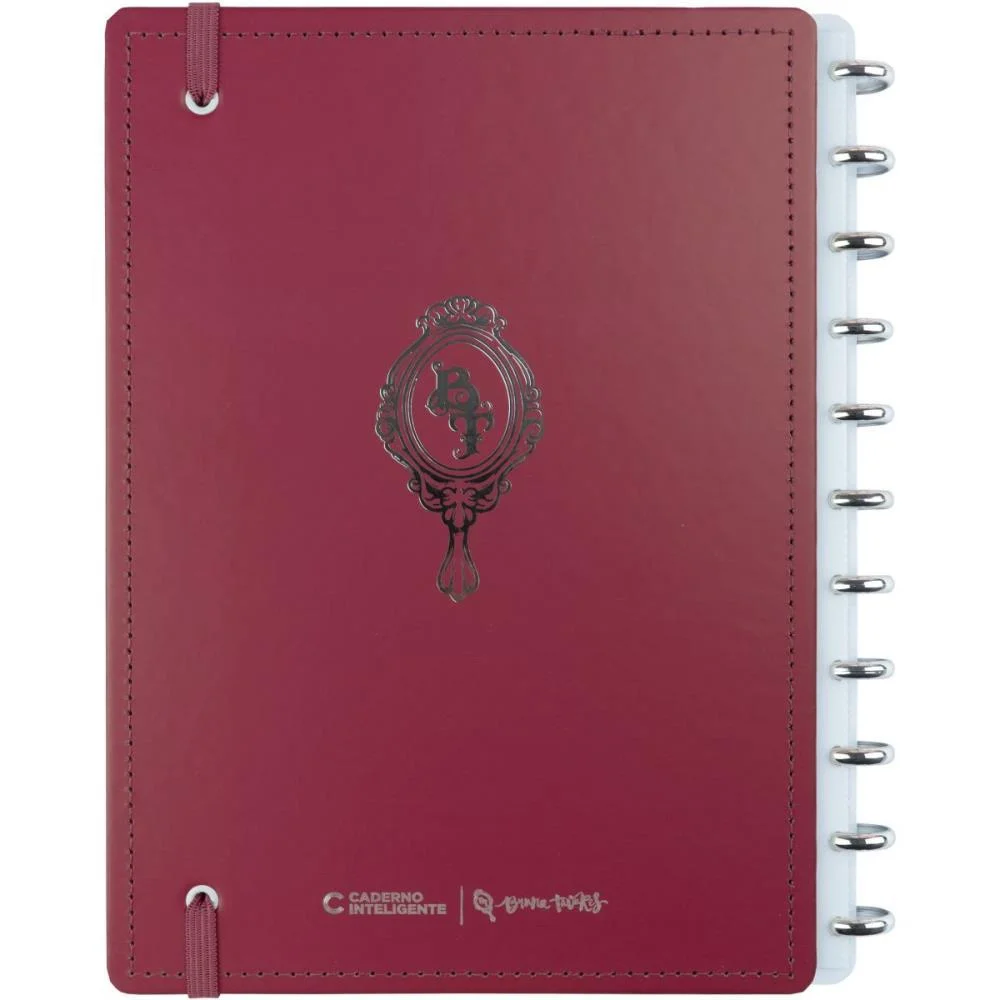 Caderno Inteligente Grande Bruna Tavares Cherry 80Fls Caderno Inteligente - imagem 3