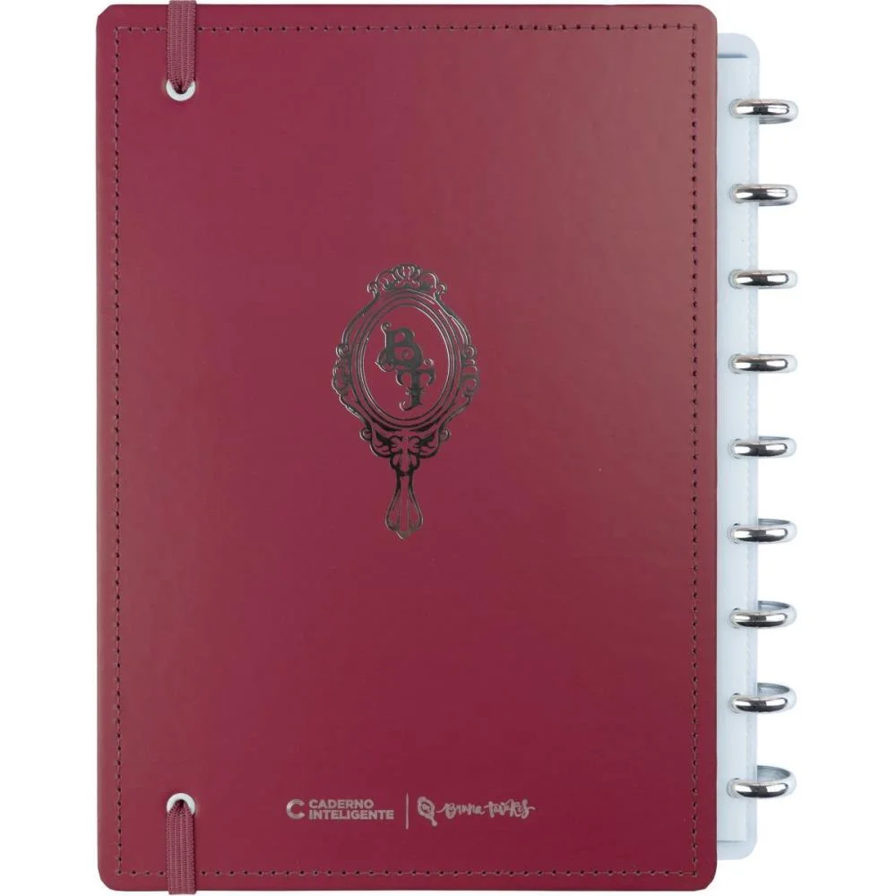 Caderno Inteligente Medio Bruna Tavares Cherry 80Fls Caderno Inteligente - imagem 3