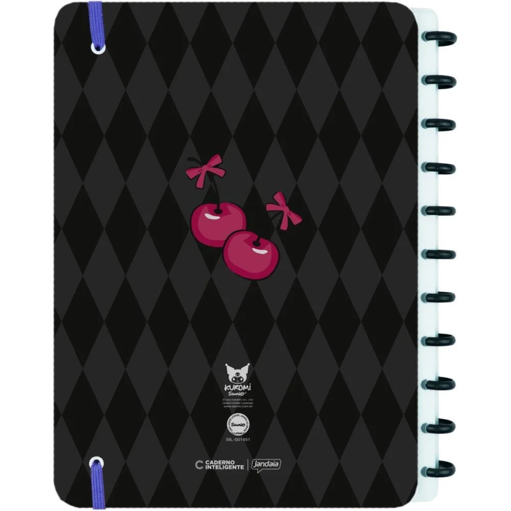 Caderno Inteligente Grande Kuromi 80Fls 215X280Mm Caderno Inteligente - imagem 3