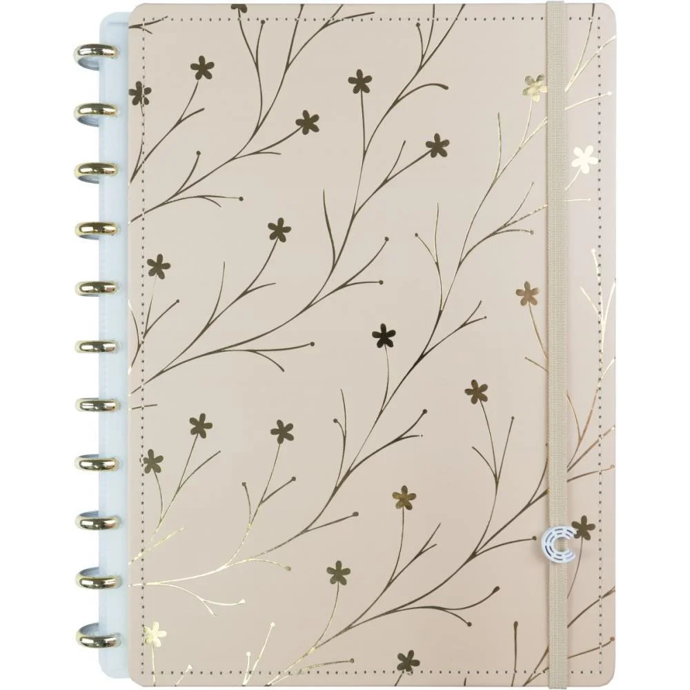 Caderno Inteligente Grande Miss Floral By Giulia 80Fls Caderno Inteligente - imagem 5