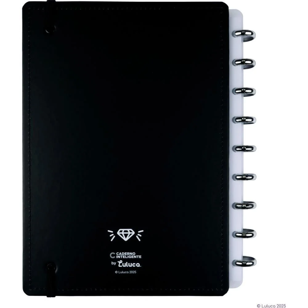Caderno Inteligente Medio Luluca Pandalu Star 80Fls Caderno Inteligente - imagem 4