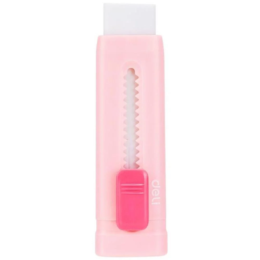 Borracha Caneta Retratil Triangular Pvc Sortid Deli C/ 18 Unidades - imagem 4