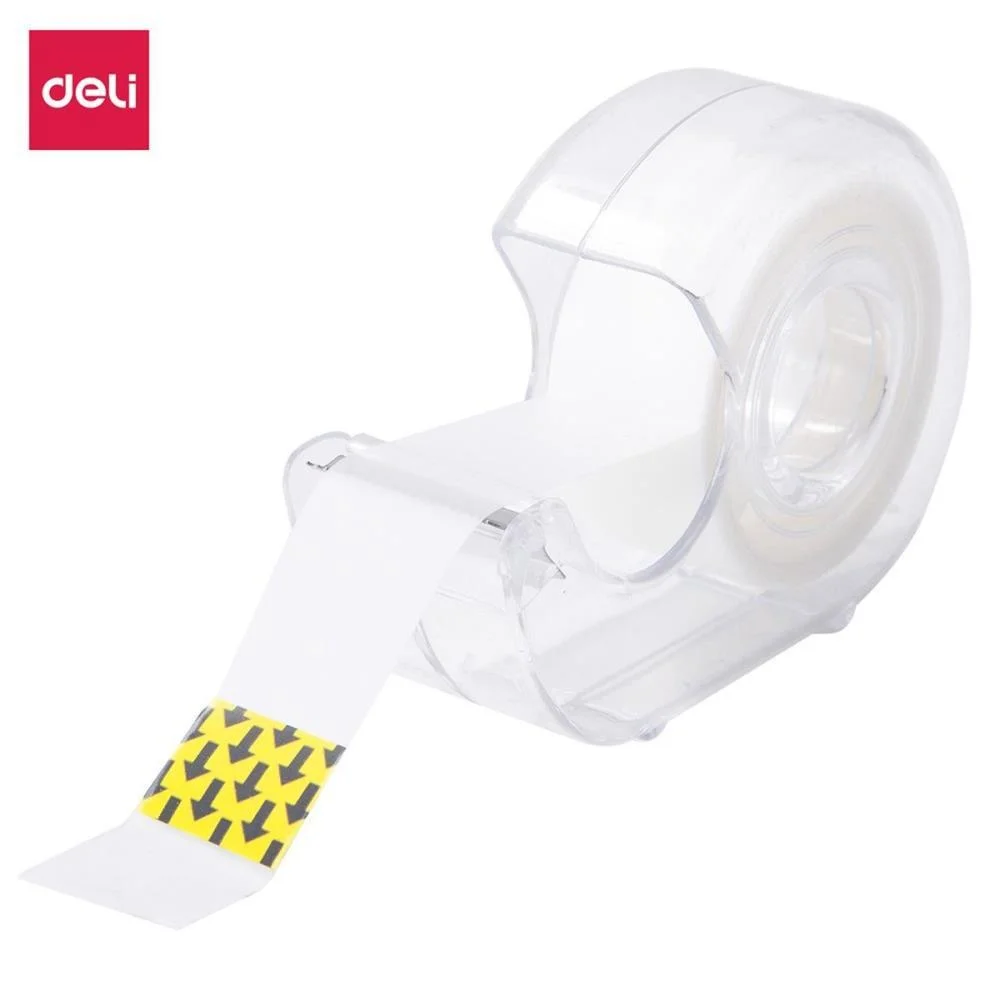 Fita Invisivel C/Suporte 18Mmx7,62M Deli (Blister) - imagem 2