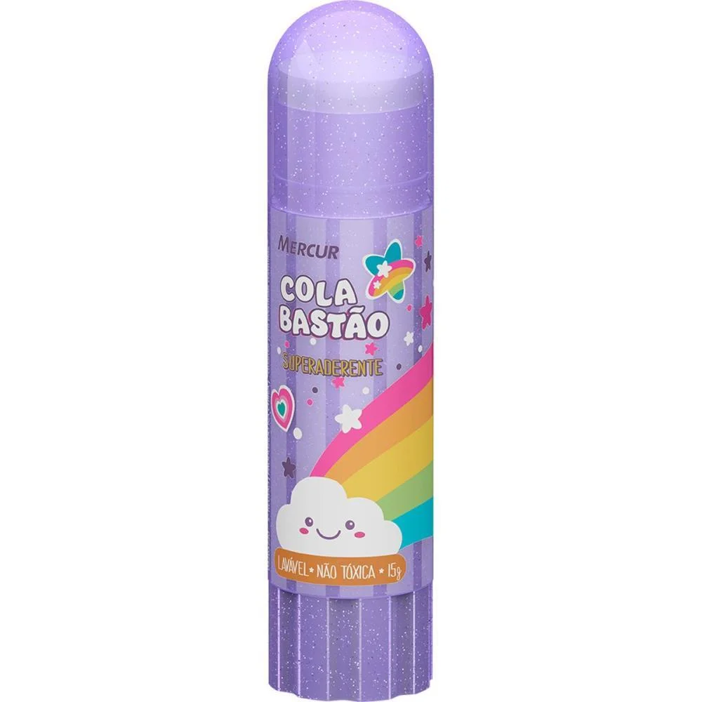 Cola Em Bastao Cores Magicas 15G Mercur (Cx.c/12) - imagem 4