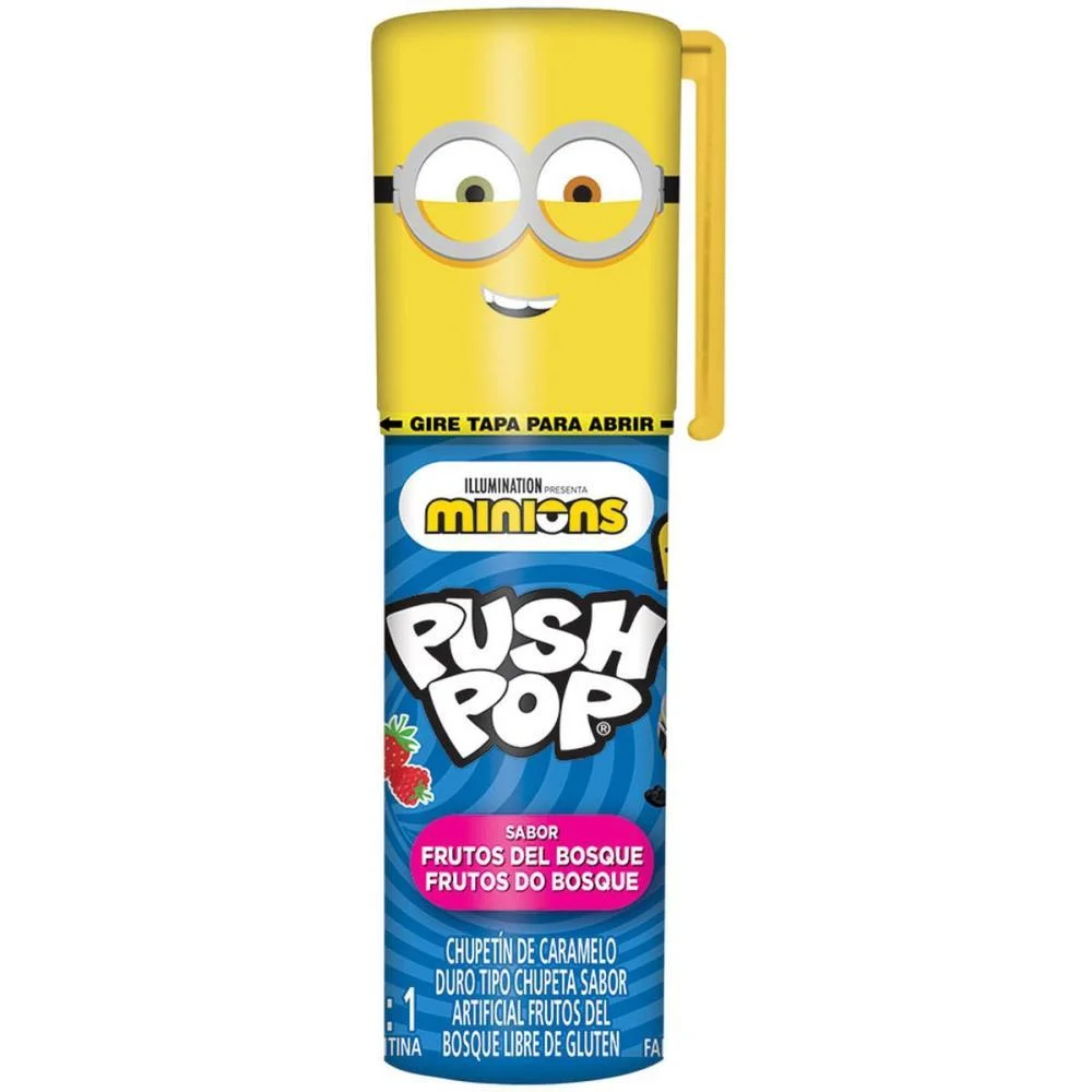 Doce Push Pop Minions Torre Bazooka Candy C/ 30 Unidades - imagem 4