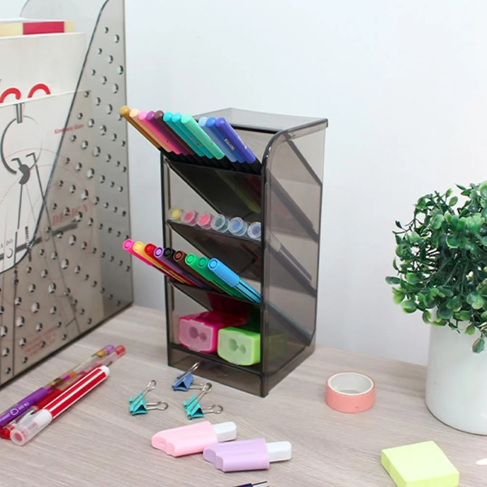 Acessorio Para Mesa Organizador Diagonal Fume Maxcril - imagem 3
