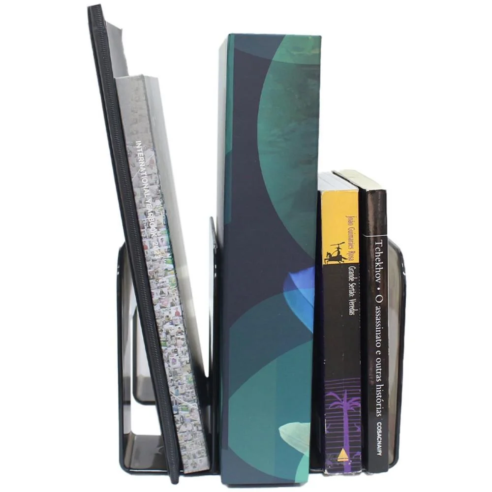 Acessorio Para Mesa Organizador De Livros Fume Maxcril - imagem 4
