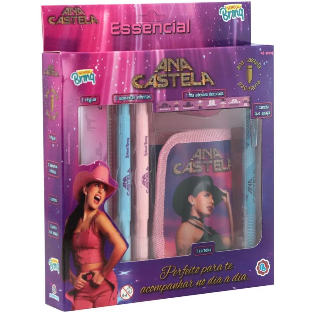 Kit Escolar Ana Castela Essencial C/06Pcs Polibrinq (Kit) - imagem 4