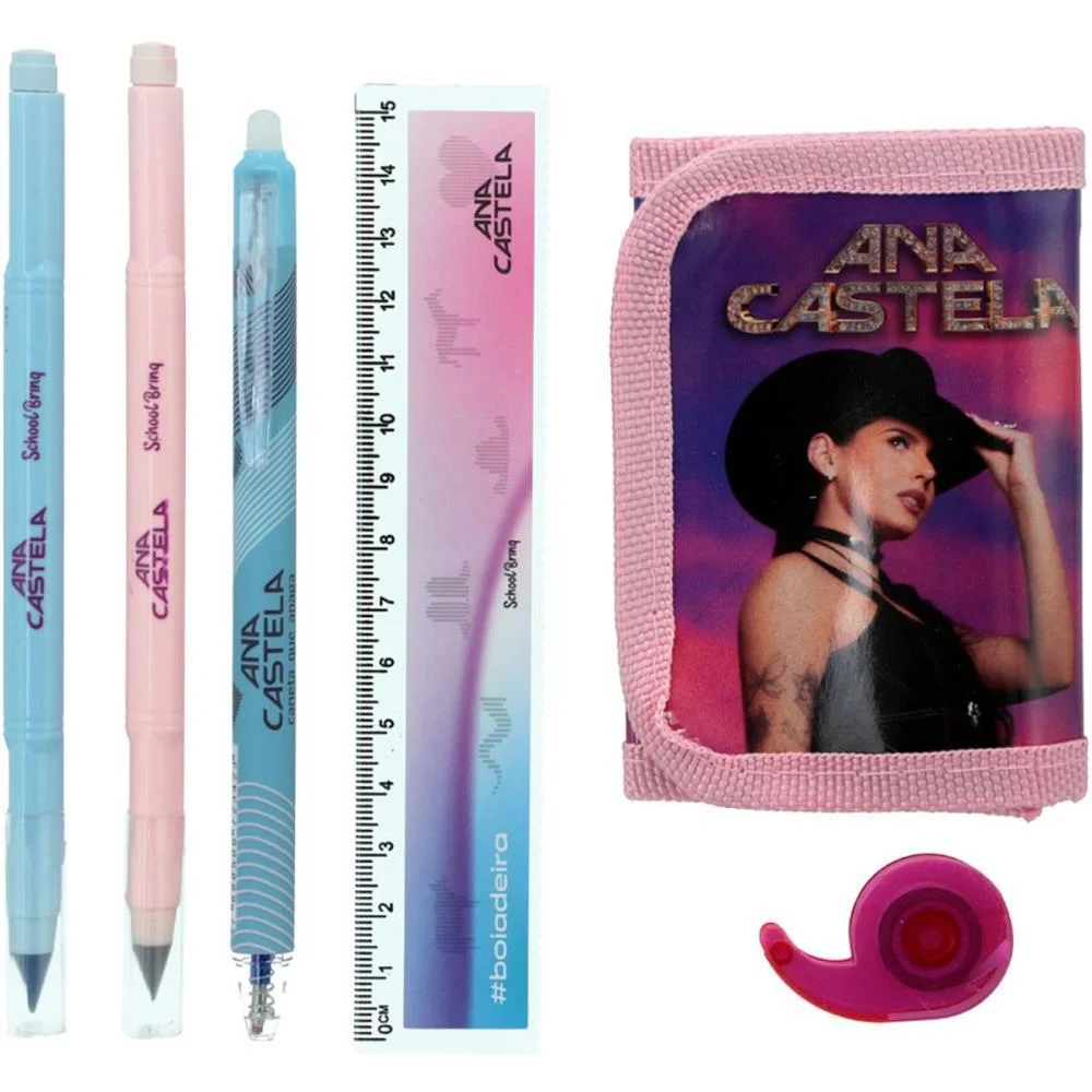 Kit Escolar Ana Castela Essencial C/06Pcs Polibrinq (Kit) - imagem 5