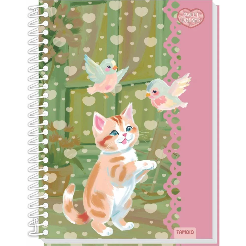 Caderno 01X1 Capa Dura Sweet Dreams 80Fls Papel Carta Tamoio (Pct.c/04) - imagem 13