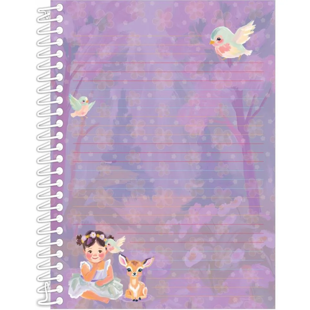 Caderno 10X1 Capa Dura Sweet Dreams 160Fls Papel Cart Tamoio (Pct.c/02) - imagem 5
