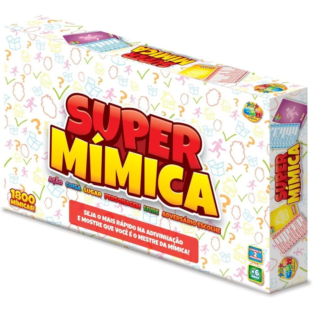 Jogo De Tabuleiro Super Mimica Ggb Plast - imagem 2