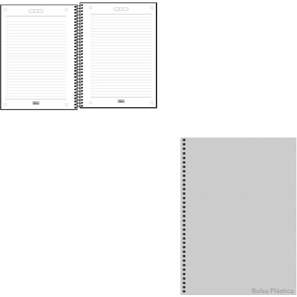 Caderno 10X1 Capa Dura Neon Fit 160Fls Pp Masculino Tilibra (Pct.c/04) - imagem 3