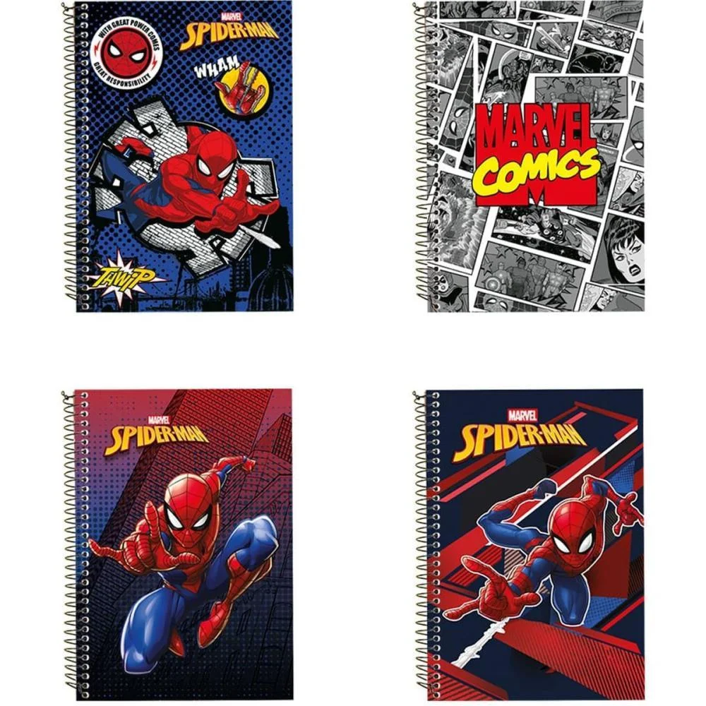 Caderno 10X1 Capa Dura Marvel 160Fls Culturama (Pct.c/03) - imagem 7