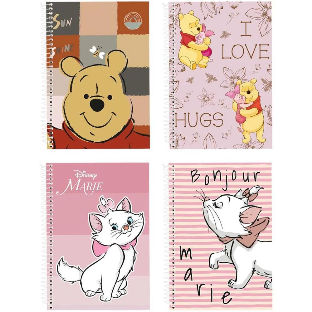 Caderno 01X1 Capa Dura Pooh E Marie 80Fls Classicos Culturama (Pct.c/04) - imagem 7