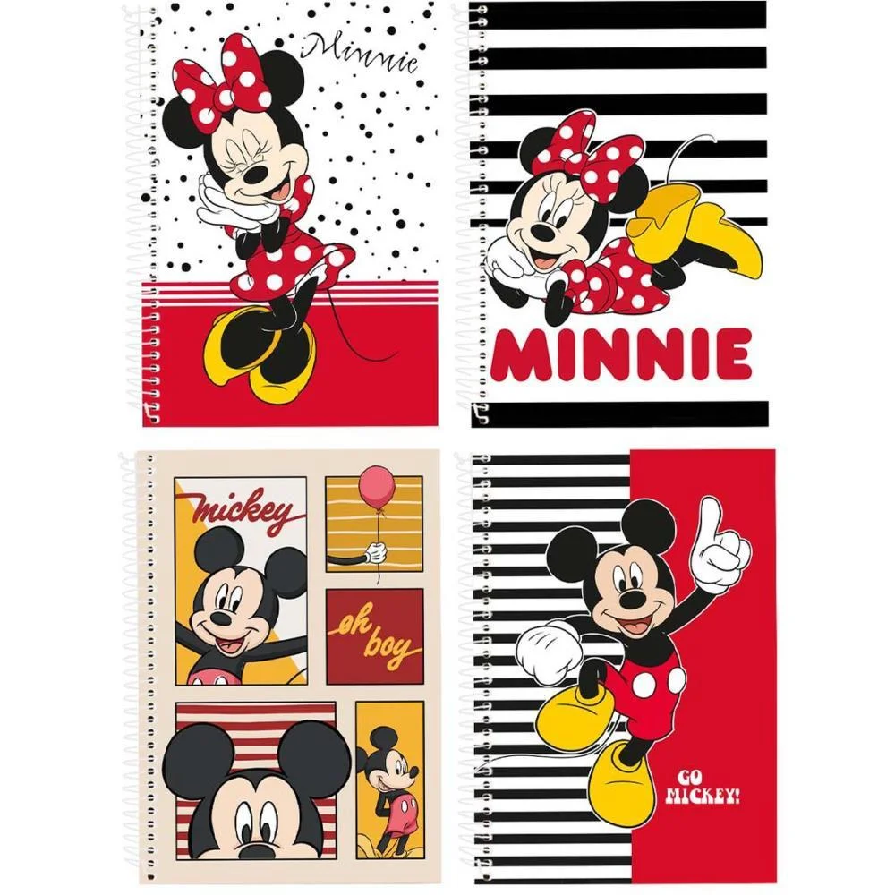 Caderno 01X1 Capa Dura Mickey E Minnie 80Fls Culturama (Pct.c/04) - imagem 7