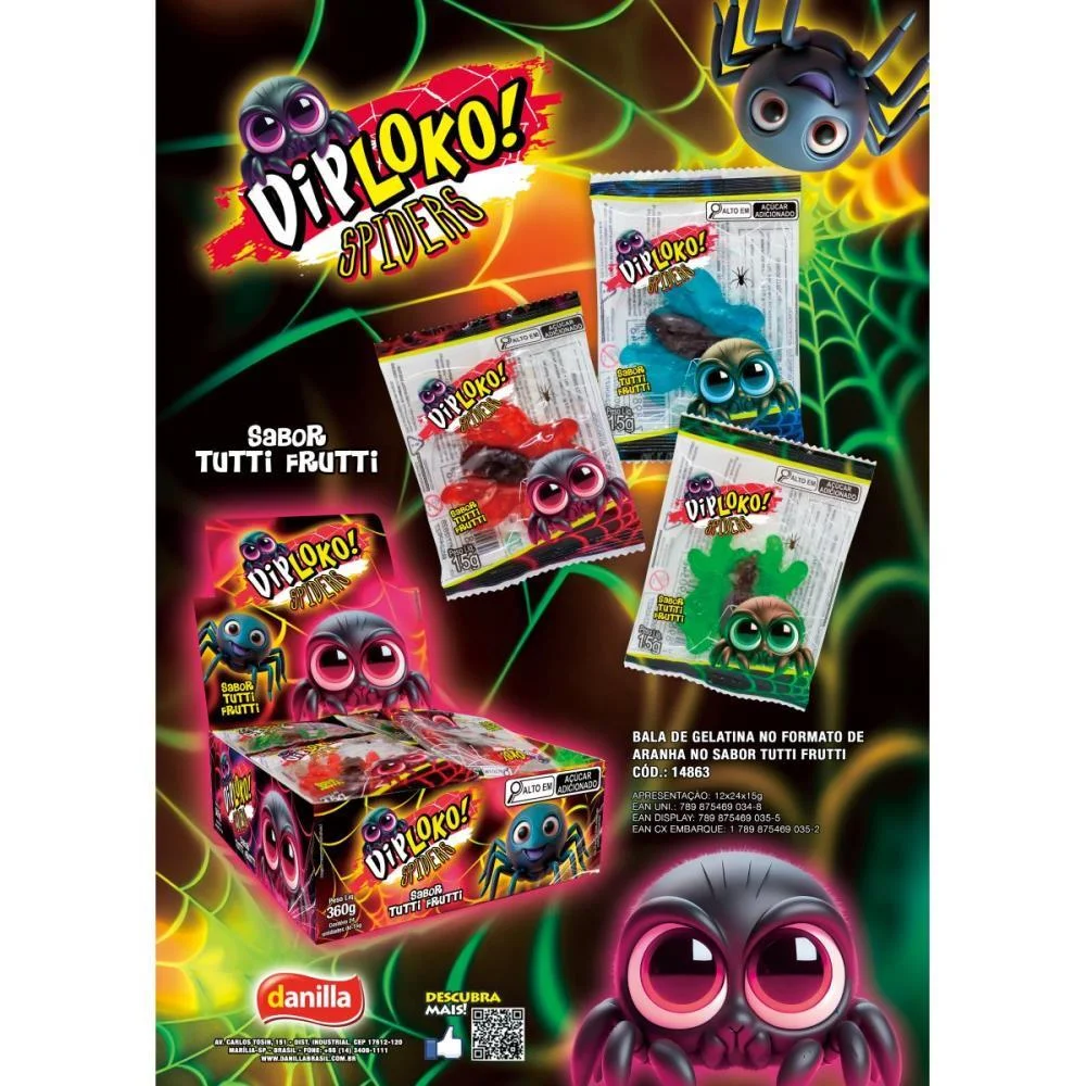 Doce Spider Danilla Foods C/ 24 Unidades - imagem 7