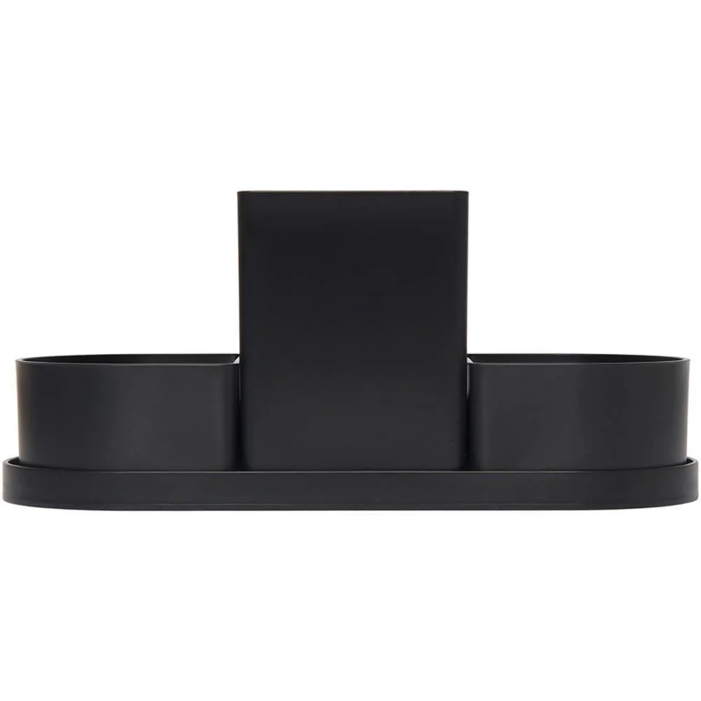Acessorio Para Mesa Organizador Triple Preto 4 Pec Polibras (Kit) - imagem 4