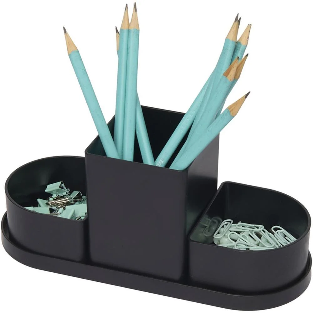 Acessorio Para Mesa Organizador Triple Preto 4 Pec Polibras (Kit) - imagem 5