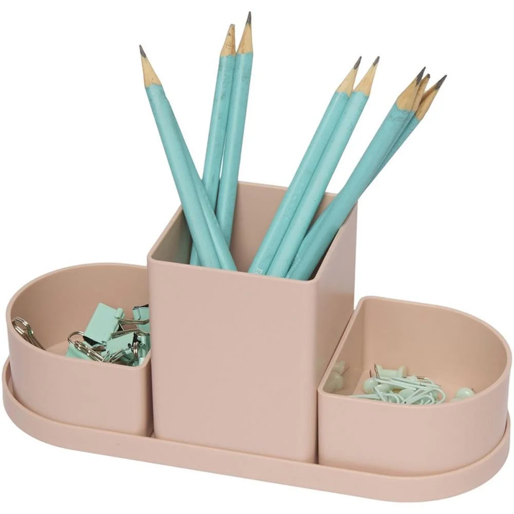 Acessorio Para Mesa Organizador Triple Rosa Antigo Polibras (Kit) - imagem 2