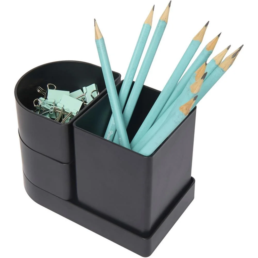 Acessorio Para Mesa Organizador Compact Preto 4 Pe Polibras (Kit) - imagem 7
