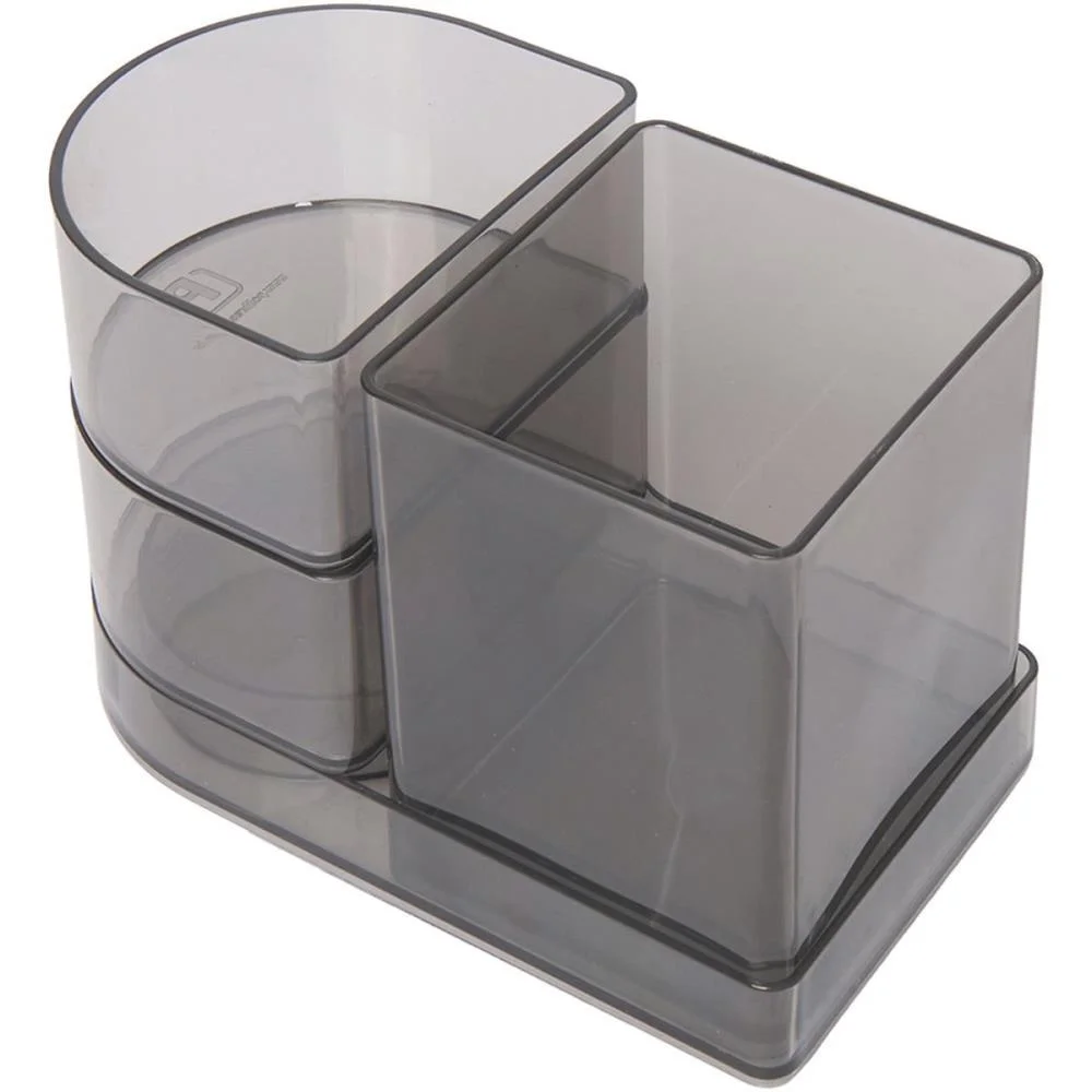 Acessorio Para Mesa Organizador Compact Fume 4 Pec Polibras (Kit) - imagem 4