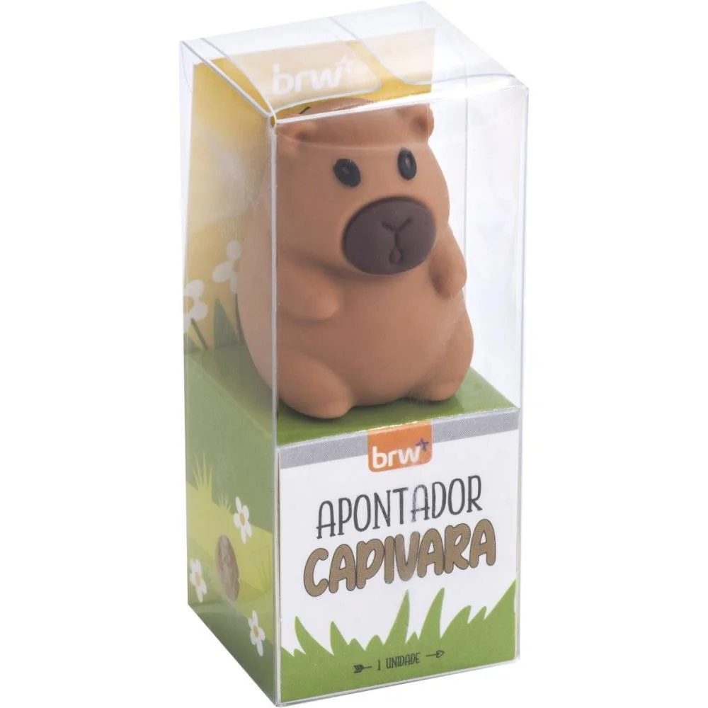 Apontador Sem Deposito Capivara Plastico (S) Brw C/ 12 Unidades - imagem 4