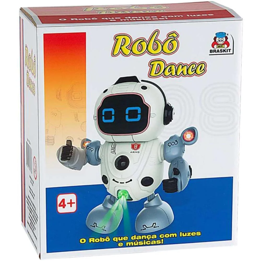 Robo Dance Com Luzes E Sons Braskit - imagem 4