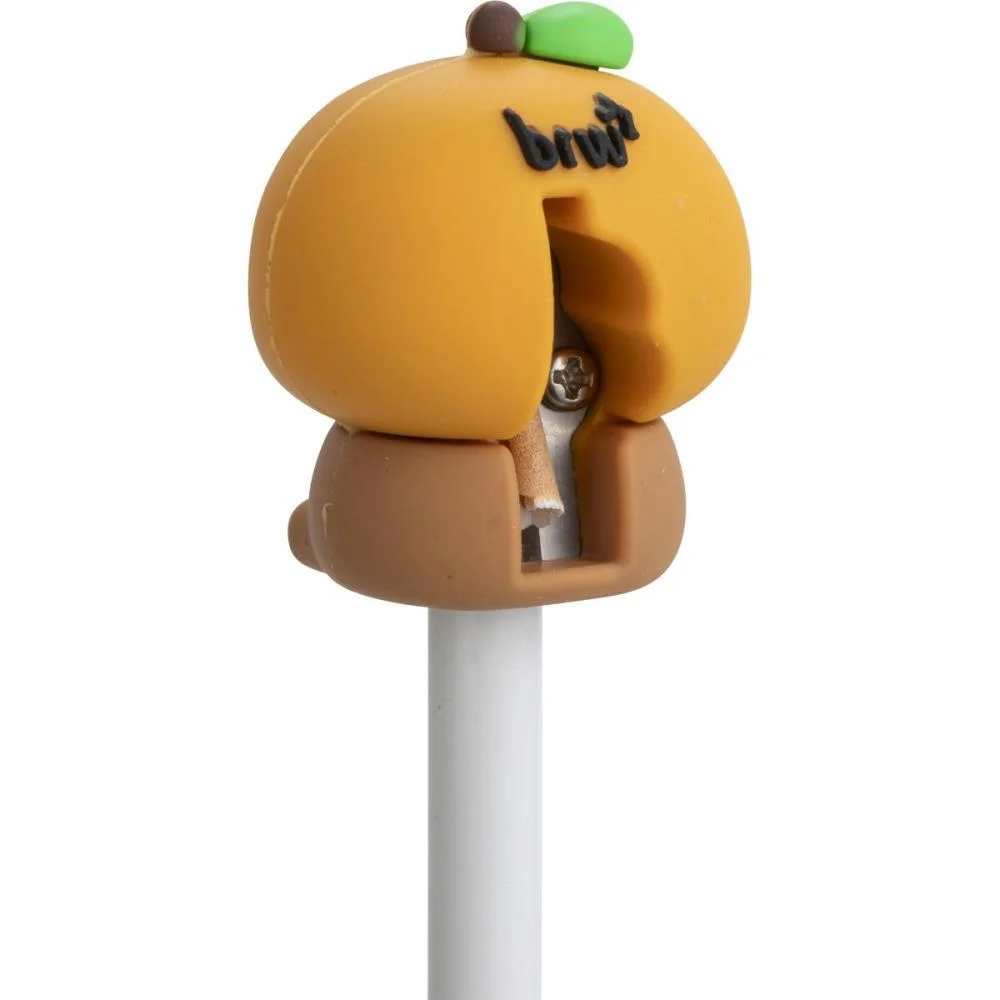 Apontador Sem Deposito Urso Comilao Plastico (S) Brw C/ 12 Unidades - imagem 6