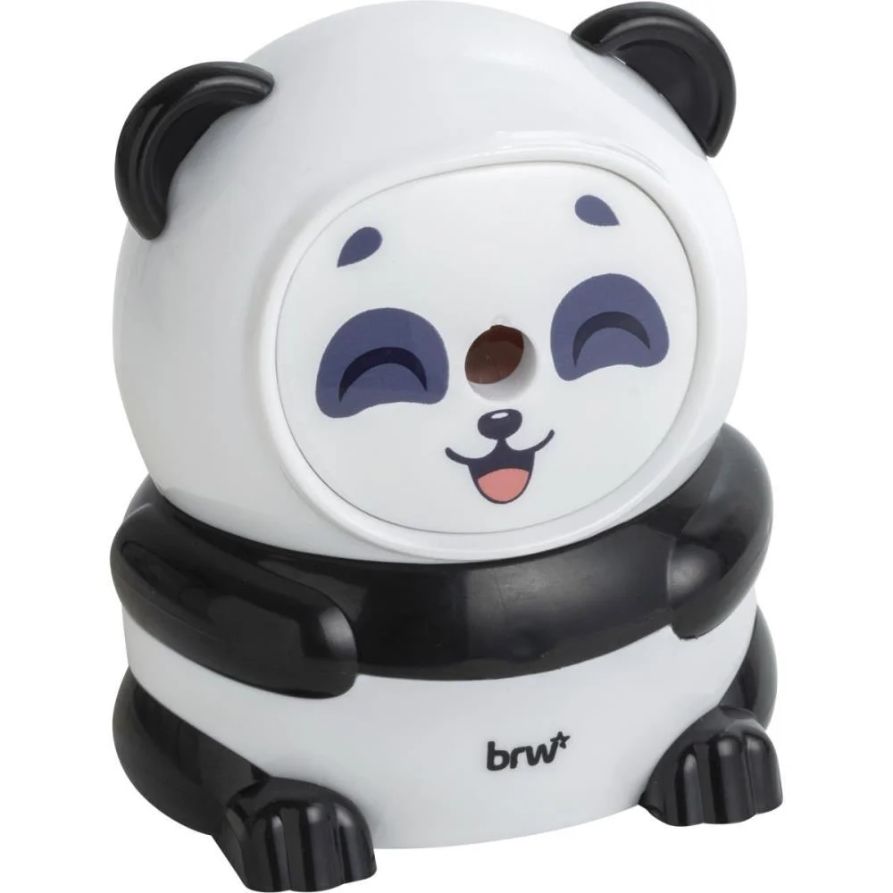 Apontador Com Deposito Panda Com Manivela Brw - imagem 4