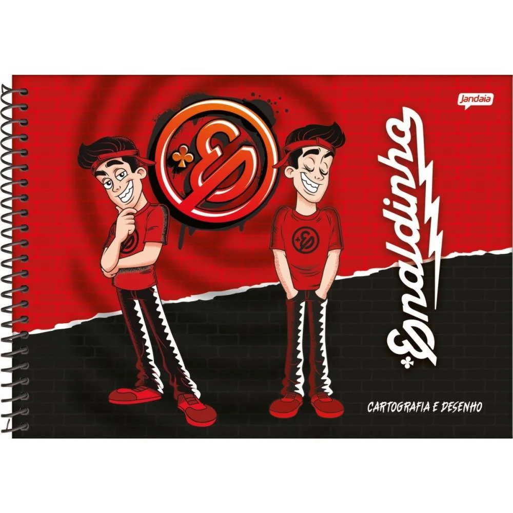 Caderno Desenho Univ Capa Dura Enaldinho 80Fls. Jandaia (Pct.c/04) - imagem 5