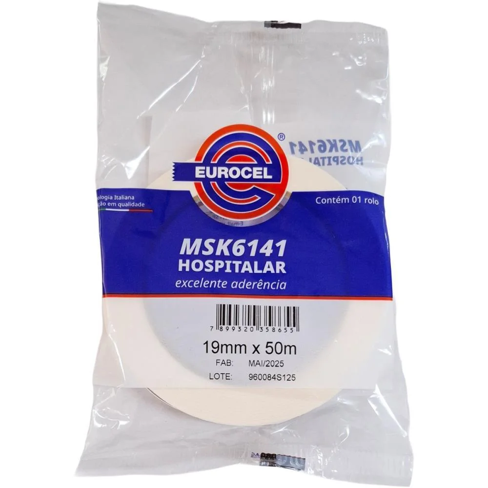 Fita Crepe Hospitalar 19Mmx50M Eurocel - imagem 3
