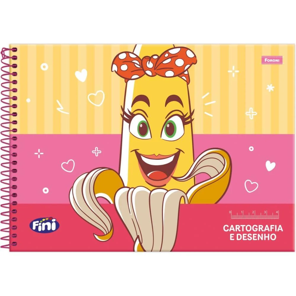 Caderno Desenho Univ Capa Dura Fini Plus 80Fls. Foroni (Pct.c/05) - imagem 2