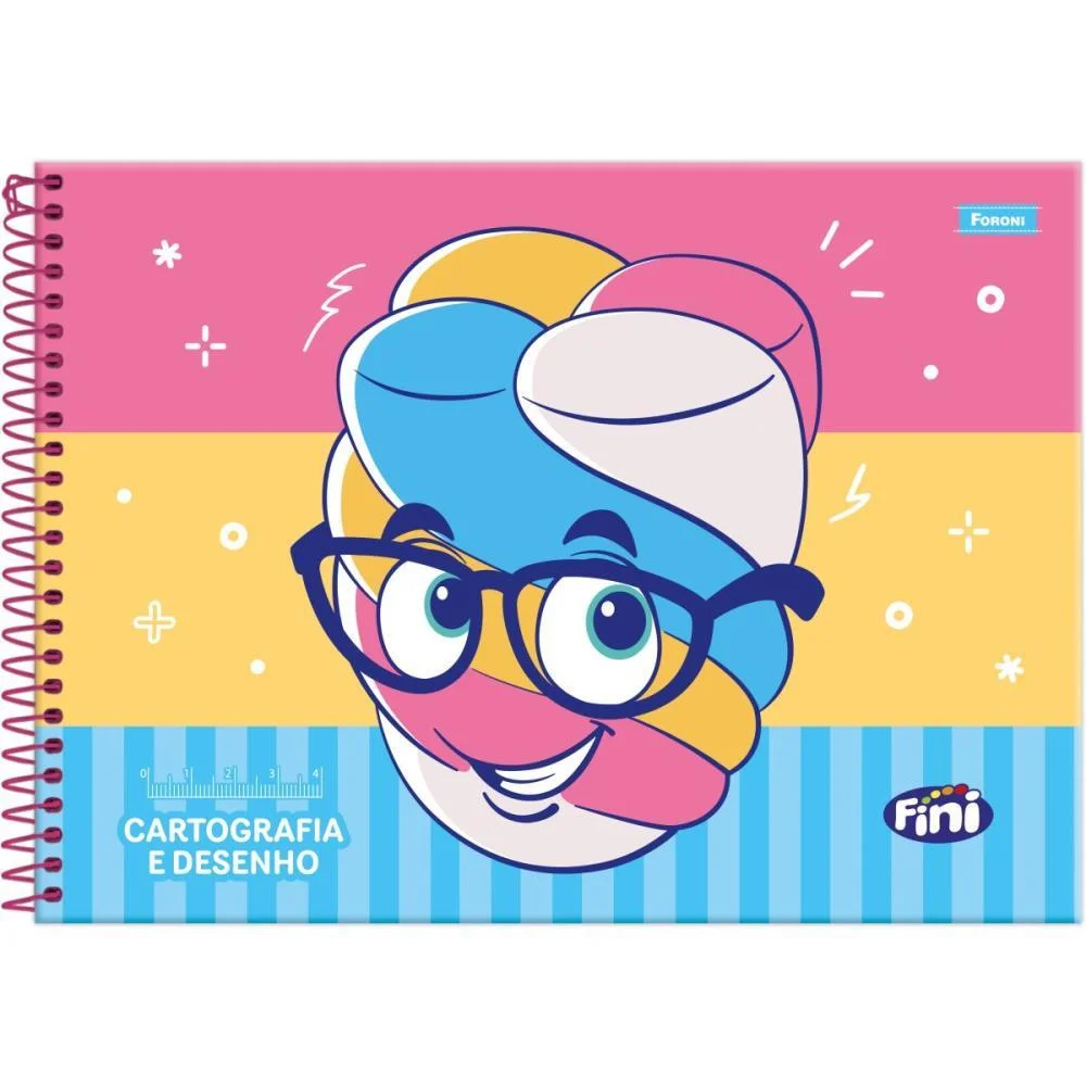 Caderno Desenho Univ Capa Dura Fini Plus 80Fls. Foroni (Pct.c/05) - imagem 4