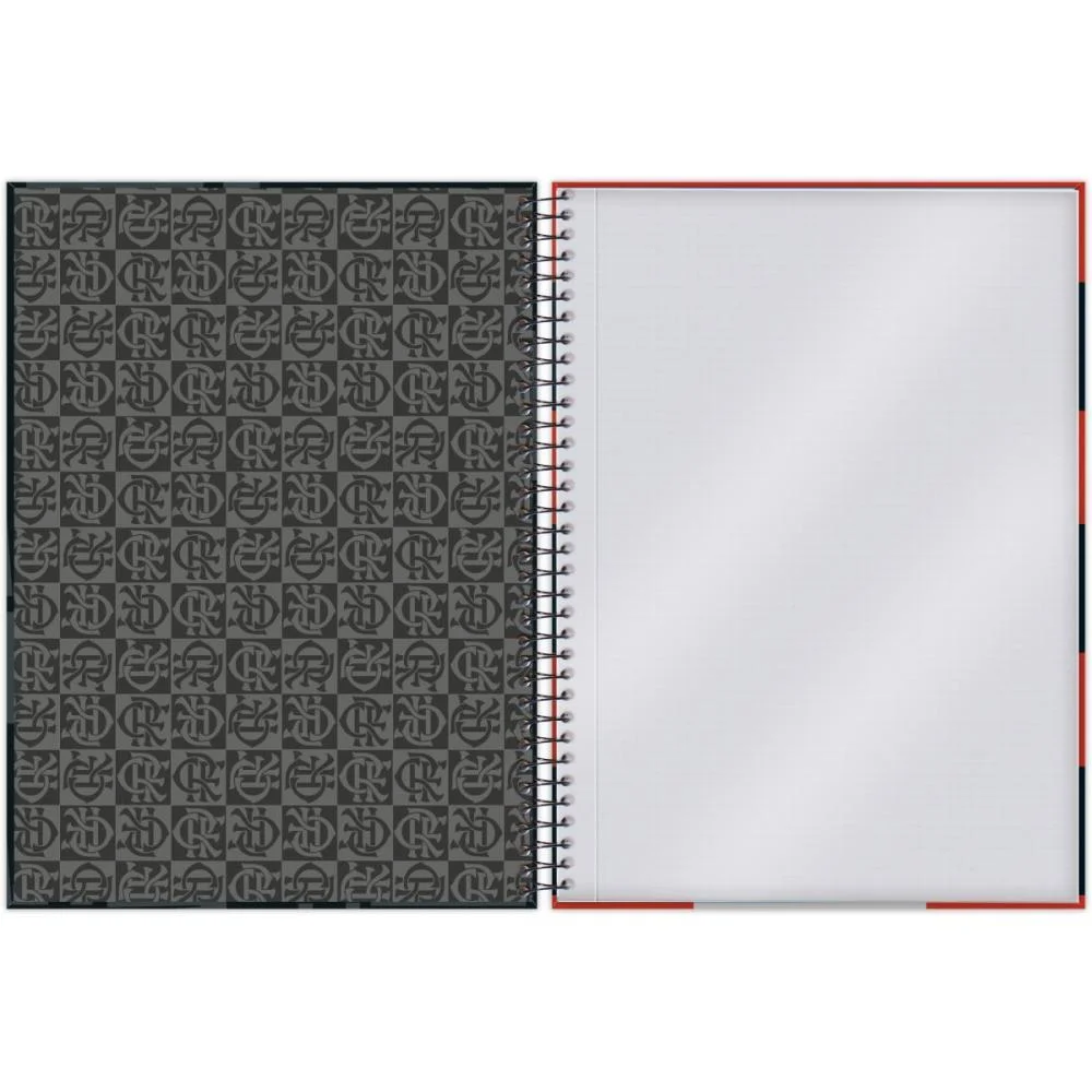 Caderno Espiral Pequeno Capa Dura Flamengo 80Fls Foroni (Pct.c/05) - imagem 7