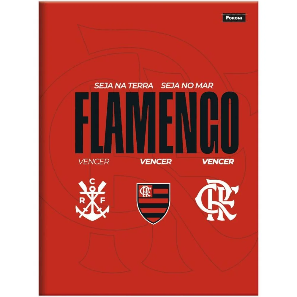 Caderno Brochura Pequeno Capa Dura Flamengo 80Fls Foroni (Pct.c/05) - imagem 5