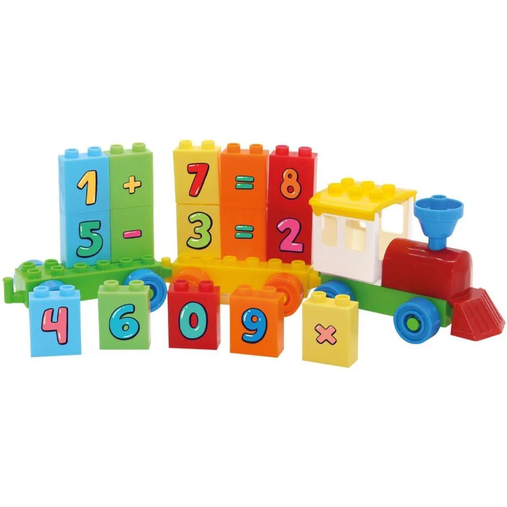 Brinquedo Para Montar Trenzinho Educativo Num. E Cia Monte Libano - imagem 2
