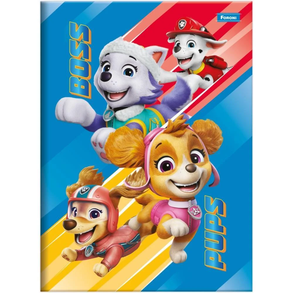 Caderno Brochura Pequeno Capa Dura Patrulha Canina 48F Foroni (Pct.c/05) - imagem 6