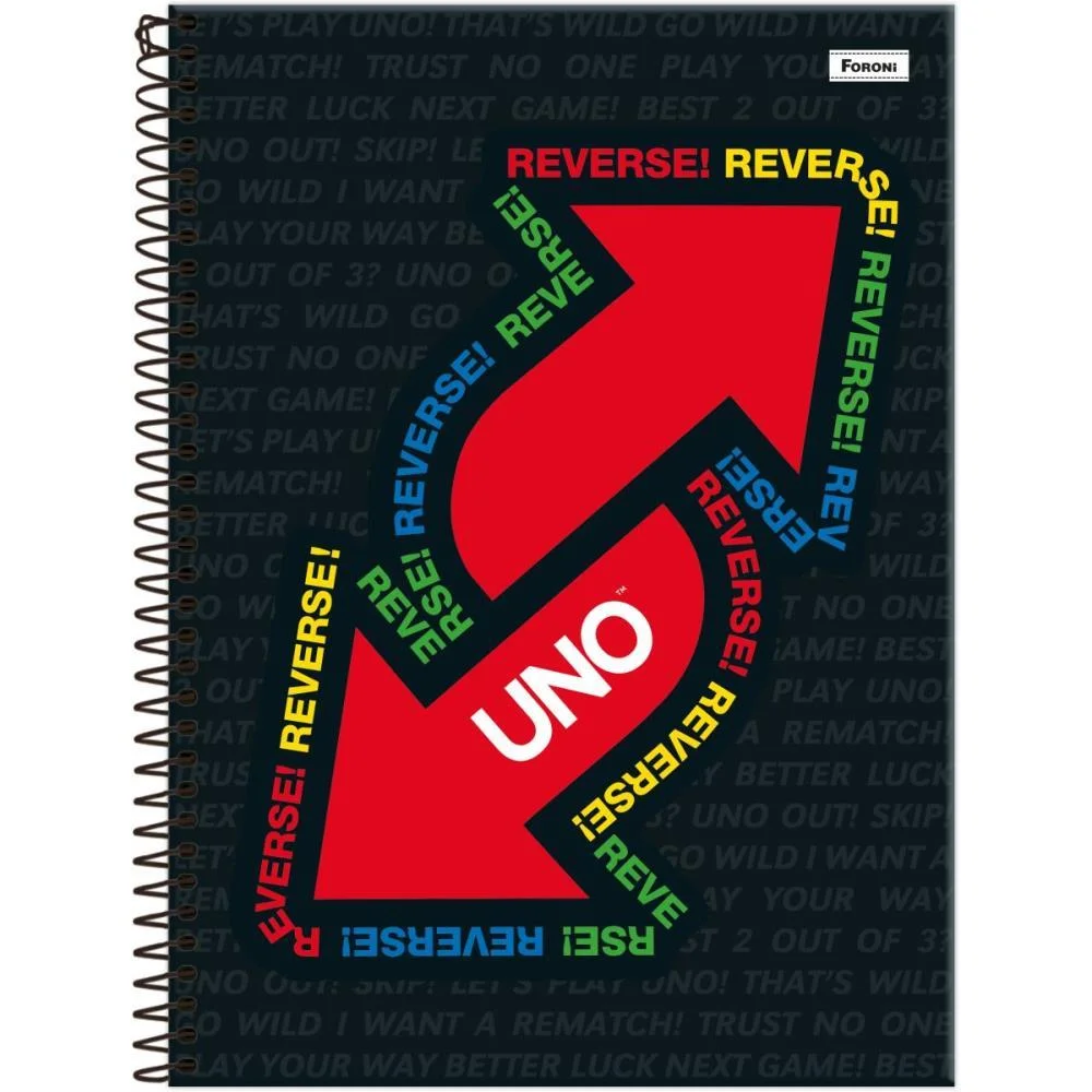 Caderno 01X1 Capa Dura Uno 80Fls Foroni (Pct.c/04) - imagem 3