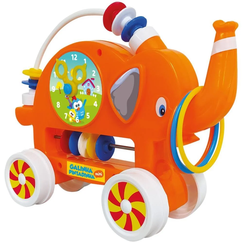 Brinquedo Para Bebe Galinha Pintadinha Elefantinho Monte Libano - imagem 3