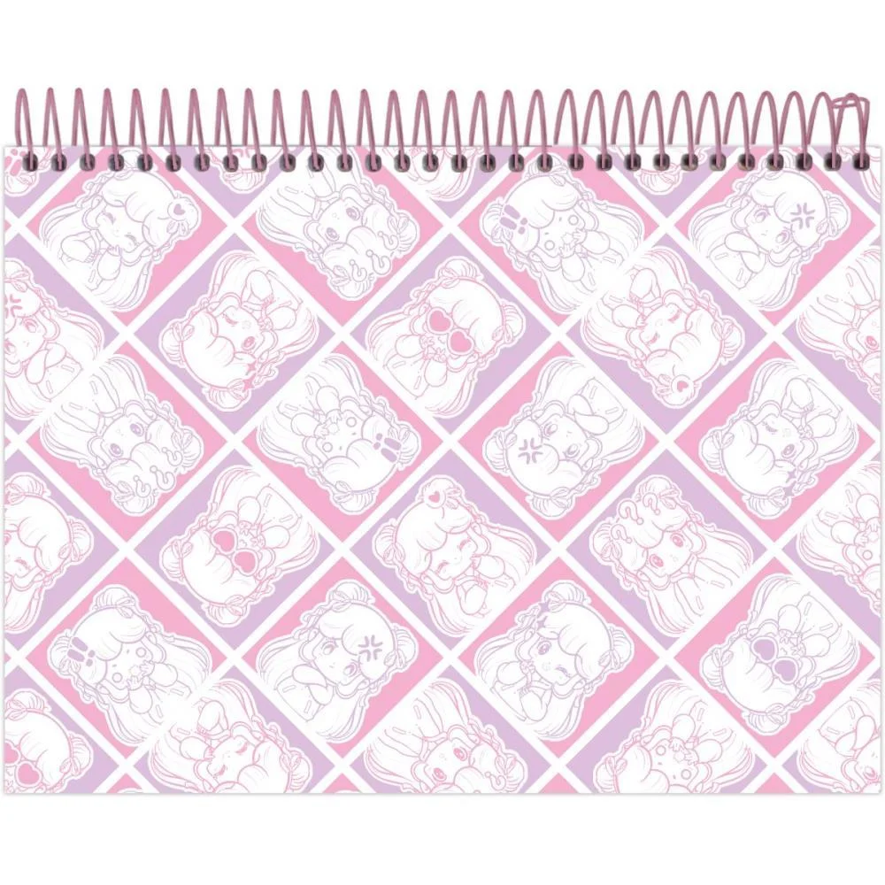 Caderno Desenho Univ Capa Dura Doll Para Colorir 24Fls Foroni (Pct.c/04) - imagem 3