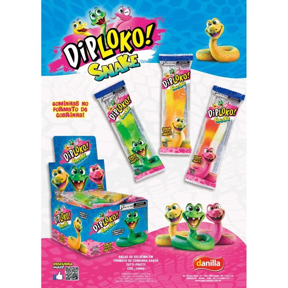 Doce Snake Danilla Foods C/ 24 Unidades - imagem 7