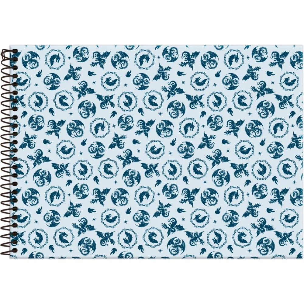 Caderno Desenho Univ Capa Dura Drakos 80Fls Foroni (Pct.c/05) - imagem 4