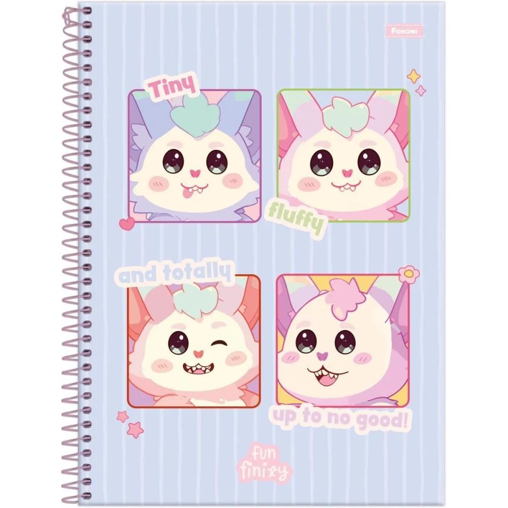 Caderno 01X1 Capa Dura Funfinily 80Fls Foroni (Pct.c/04) - imagem 4