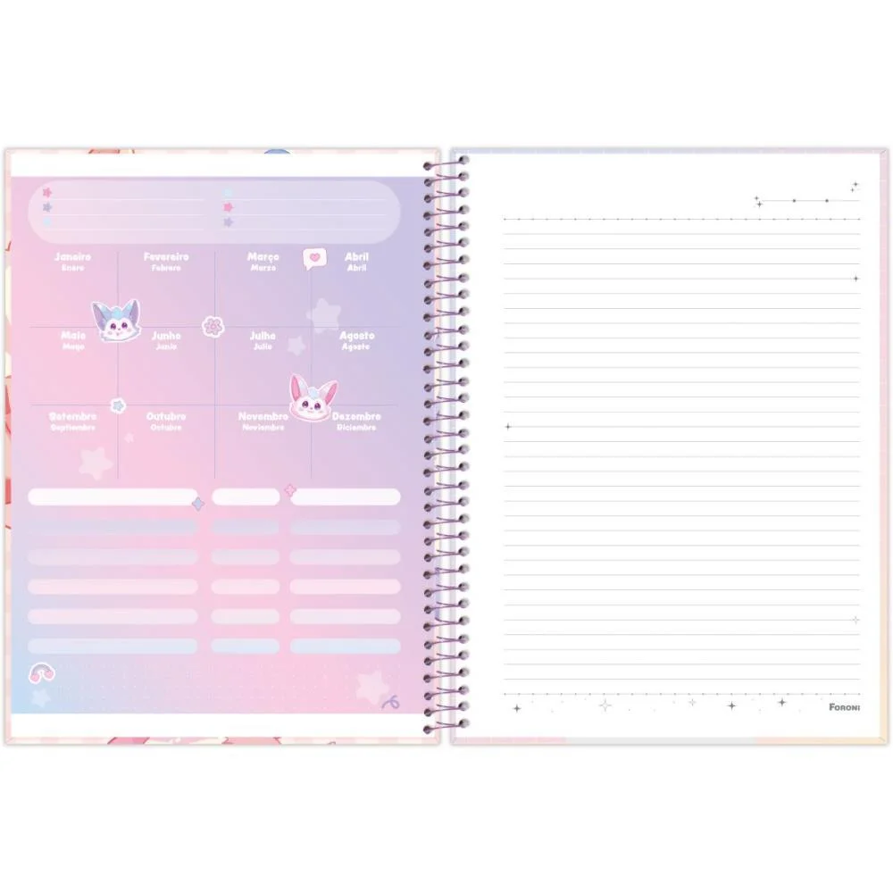 Caderno 01X1 Capa Dura Funfinily 80Fls Foroni (Pct.c/04) - imagem 8