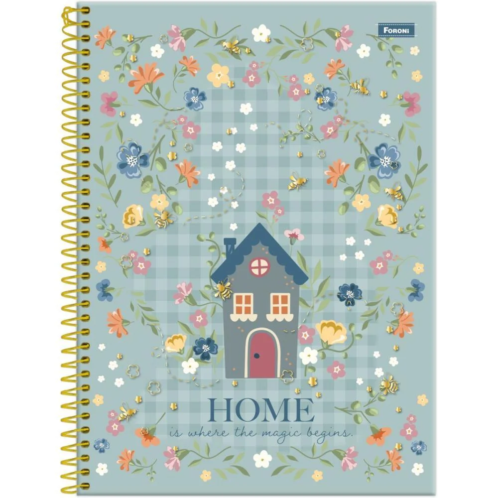 Caderno 10X1 Capa Dura Milly 160F Foroni (Pct.c/04) - imagem 2