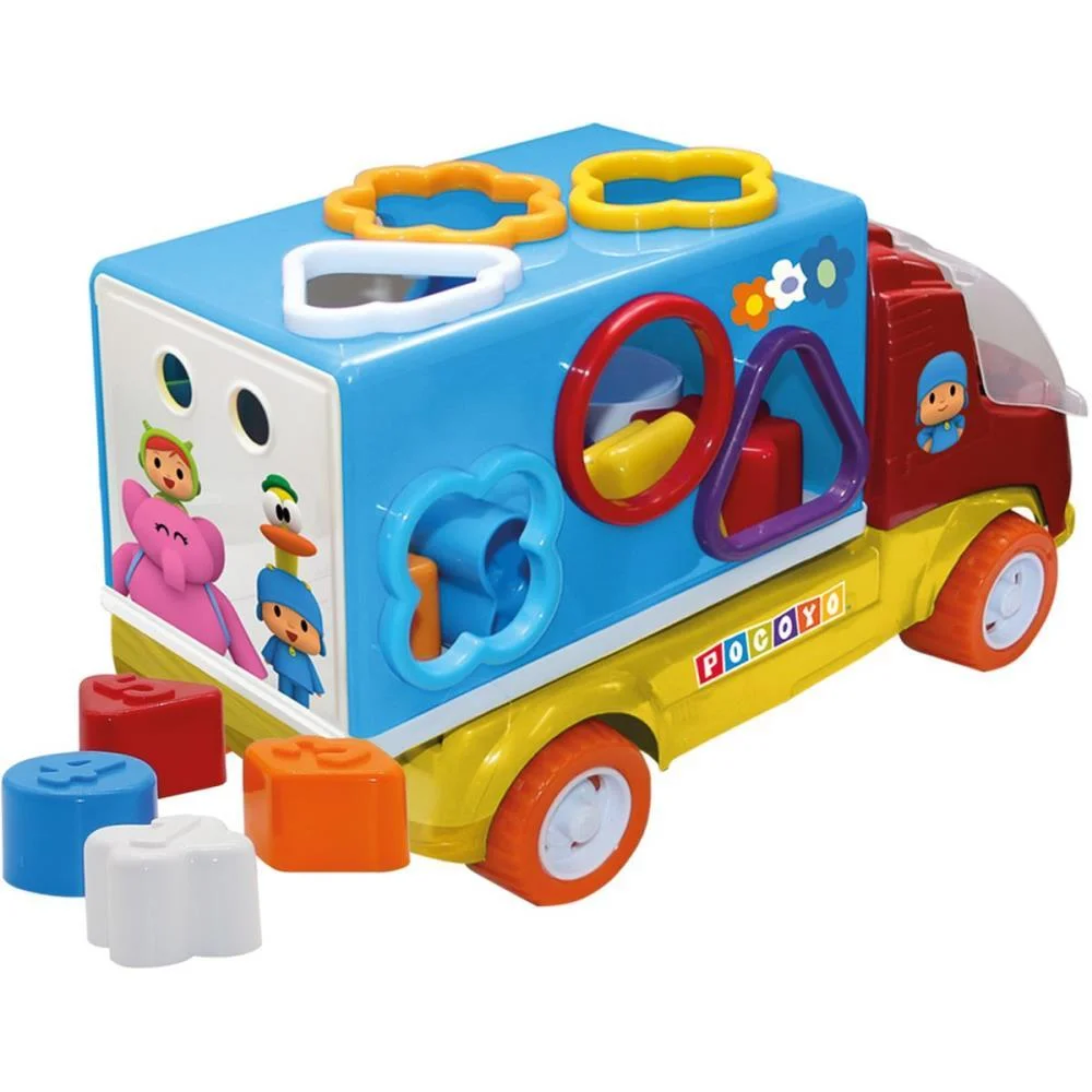 Brinquedo Educativo Pocoyo Caminhao Com Formas Monte Libano - imagem 2