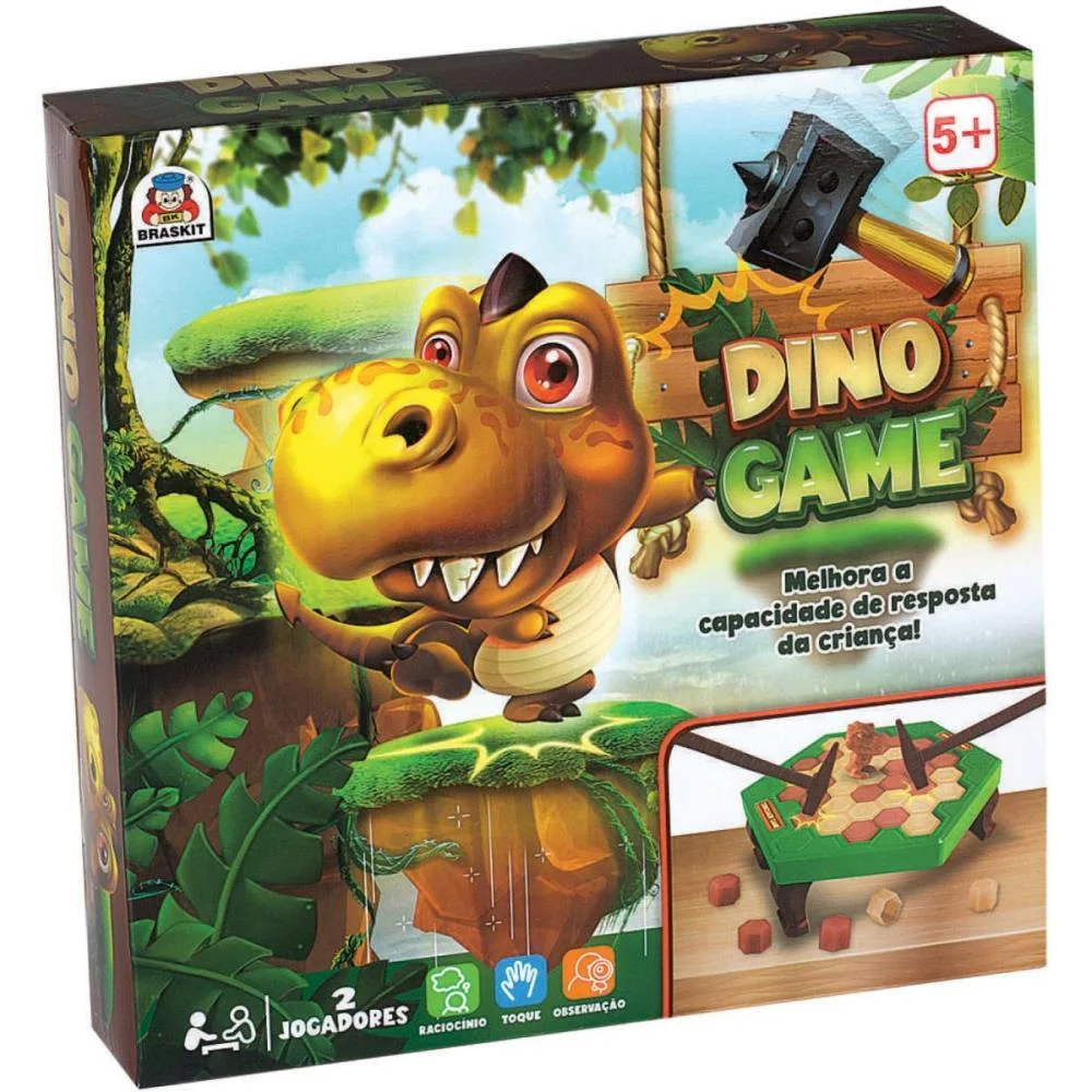 Dinossauro Dino Game C/ Roleta Braskit - imagem 4
